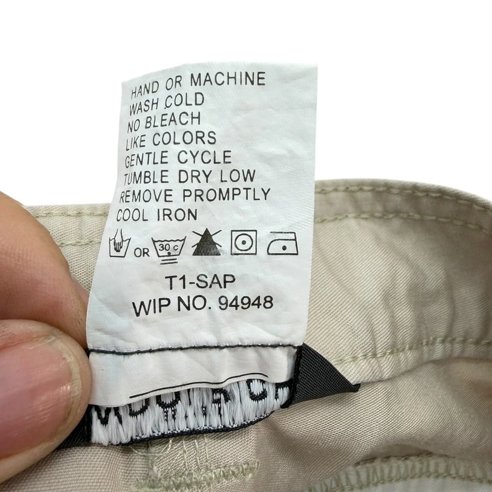 Woolrich Womens Shorts 4 Petite Kenna Stone Beige 100% Cotton Solid Chino Hiking